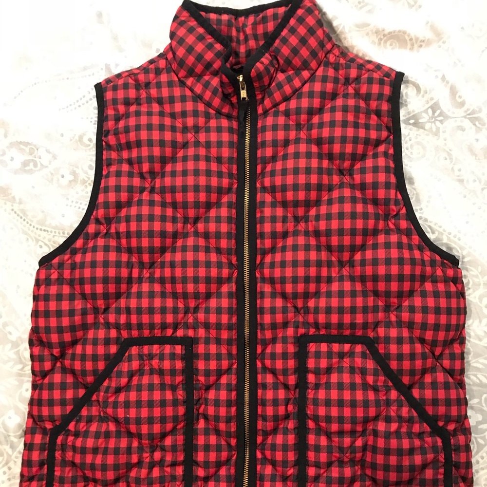 Plaid JCrew Vest